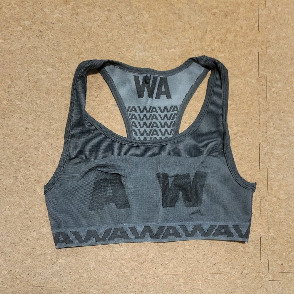 Alexander Wang For H&M Gray Woven Sports Bra